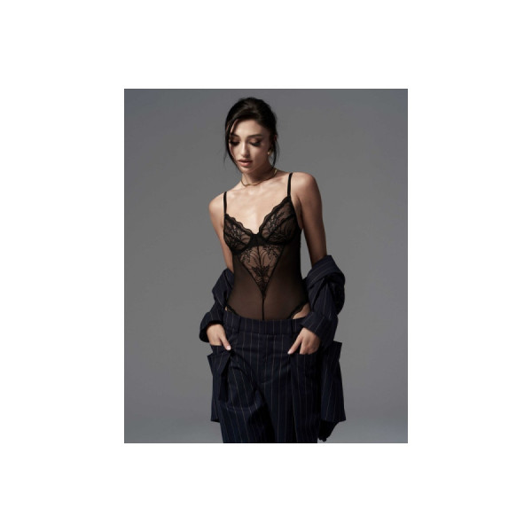 Perisia body ouvert - Noir